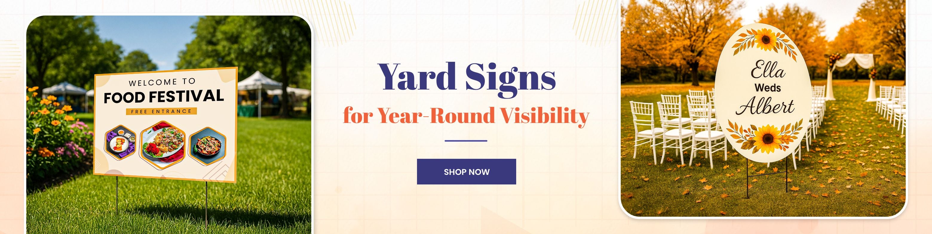 Yard Signs for Year-Round Visibility