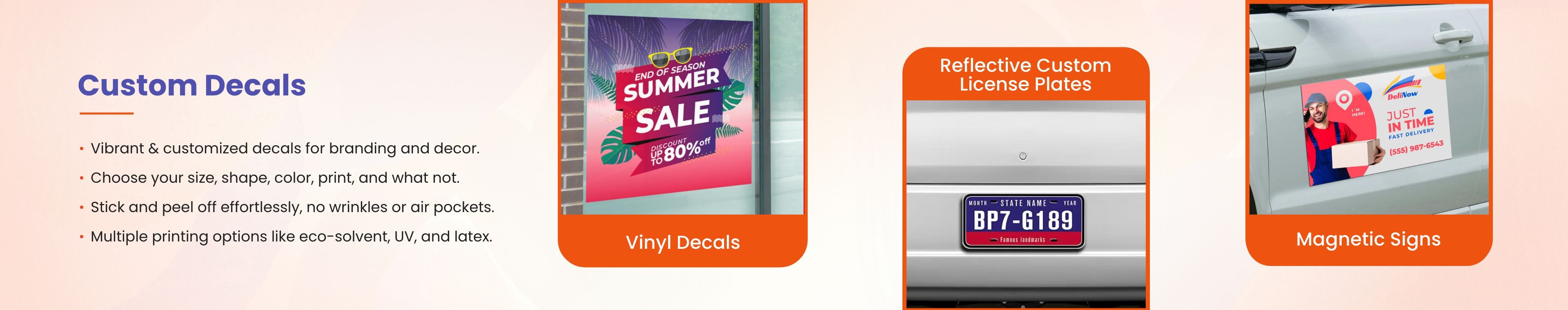 Category Page Banner Custom Decal