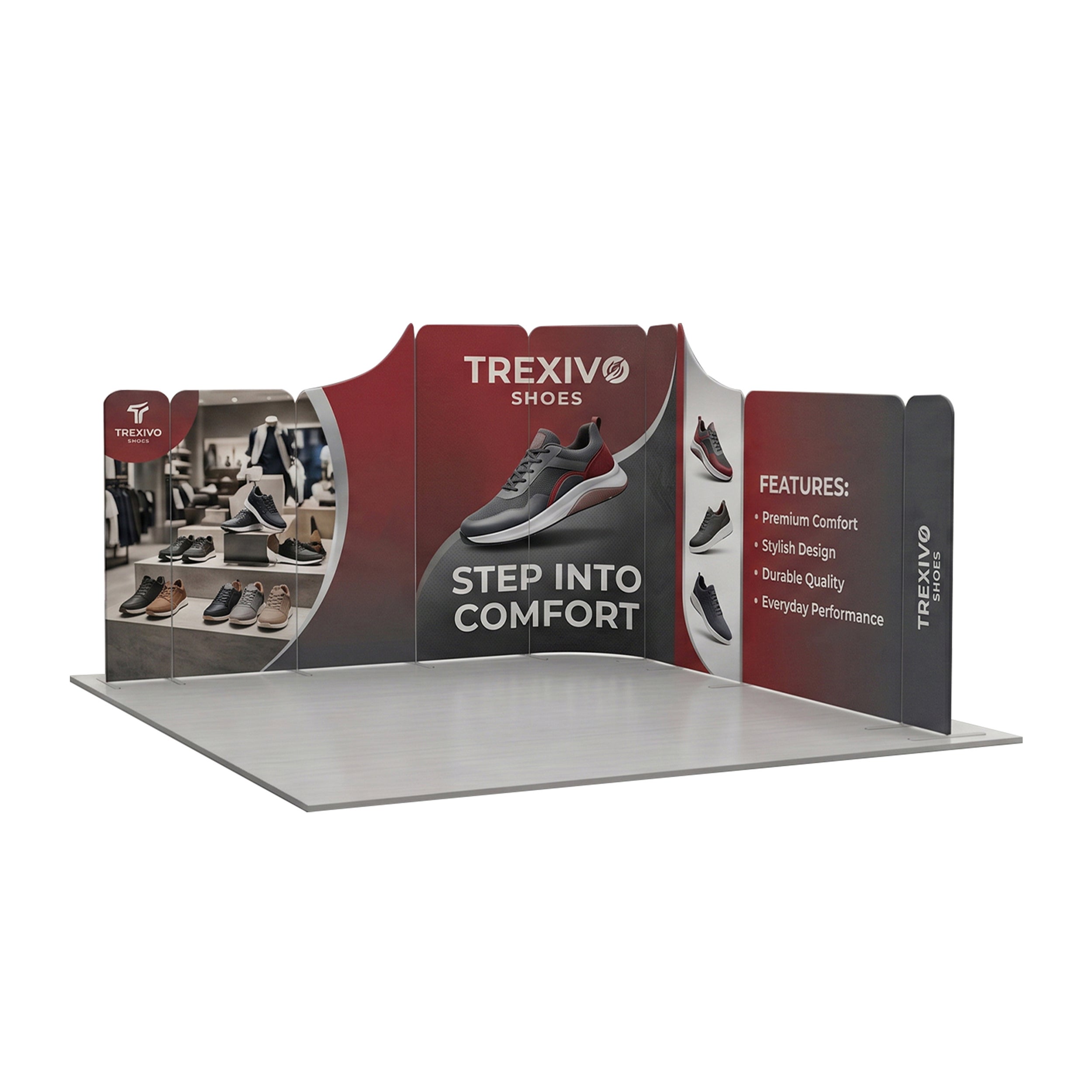 13 ft magnetic modular fabric displays design 15 45 degree