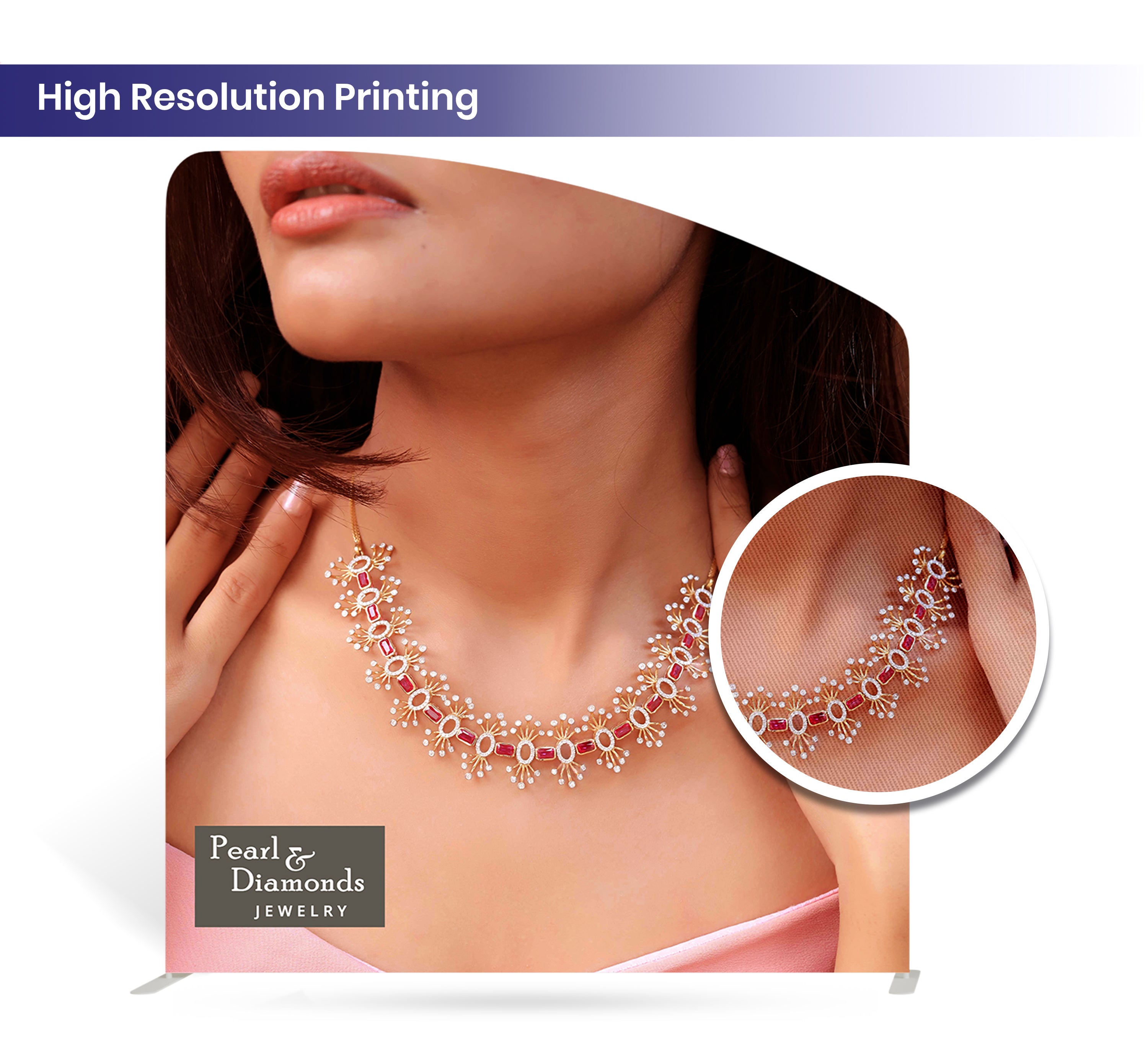 6m Inline Exhibition Stand  – Modular Kit with Media Display