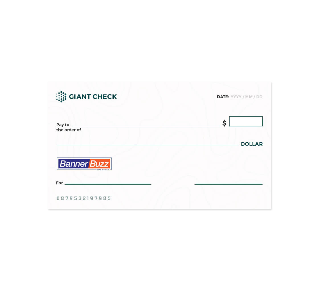 Custom Novelty Cheques Within Large Blank Cheque Template