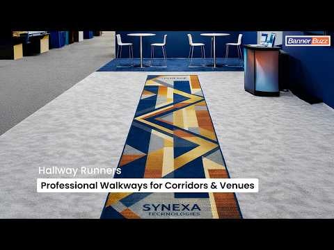 Custom Hallway Runners | Durable Corridor Runners for Hotels & Events | BannerBuzz