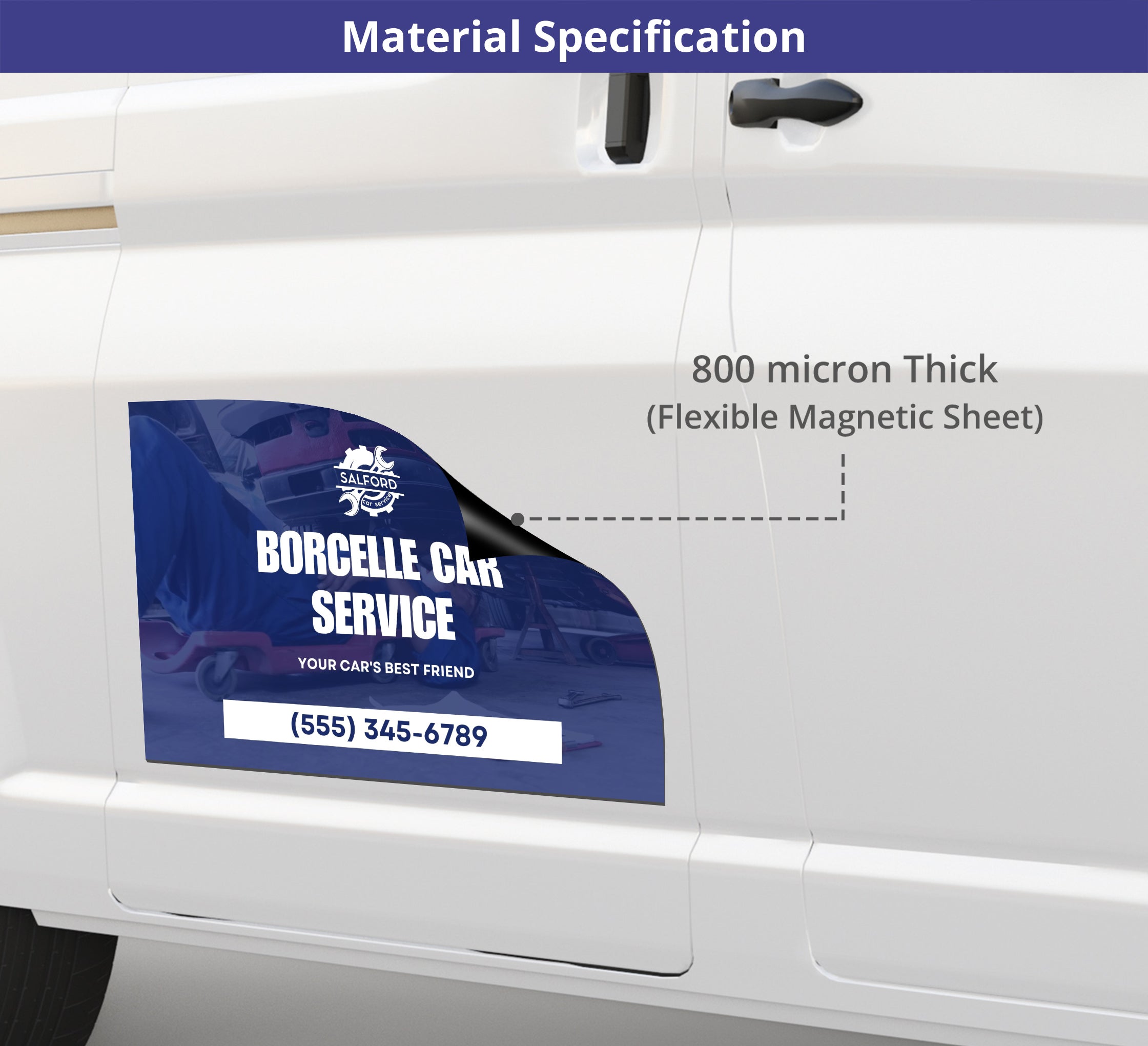 Vehicle Magnetic Signs