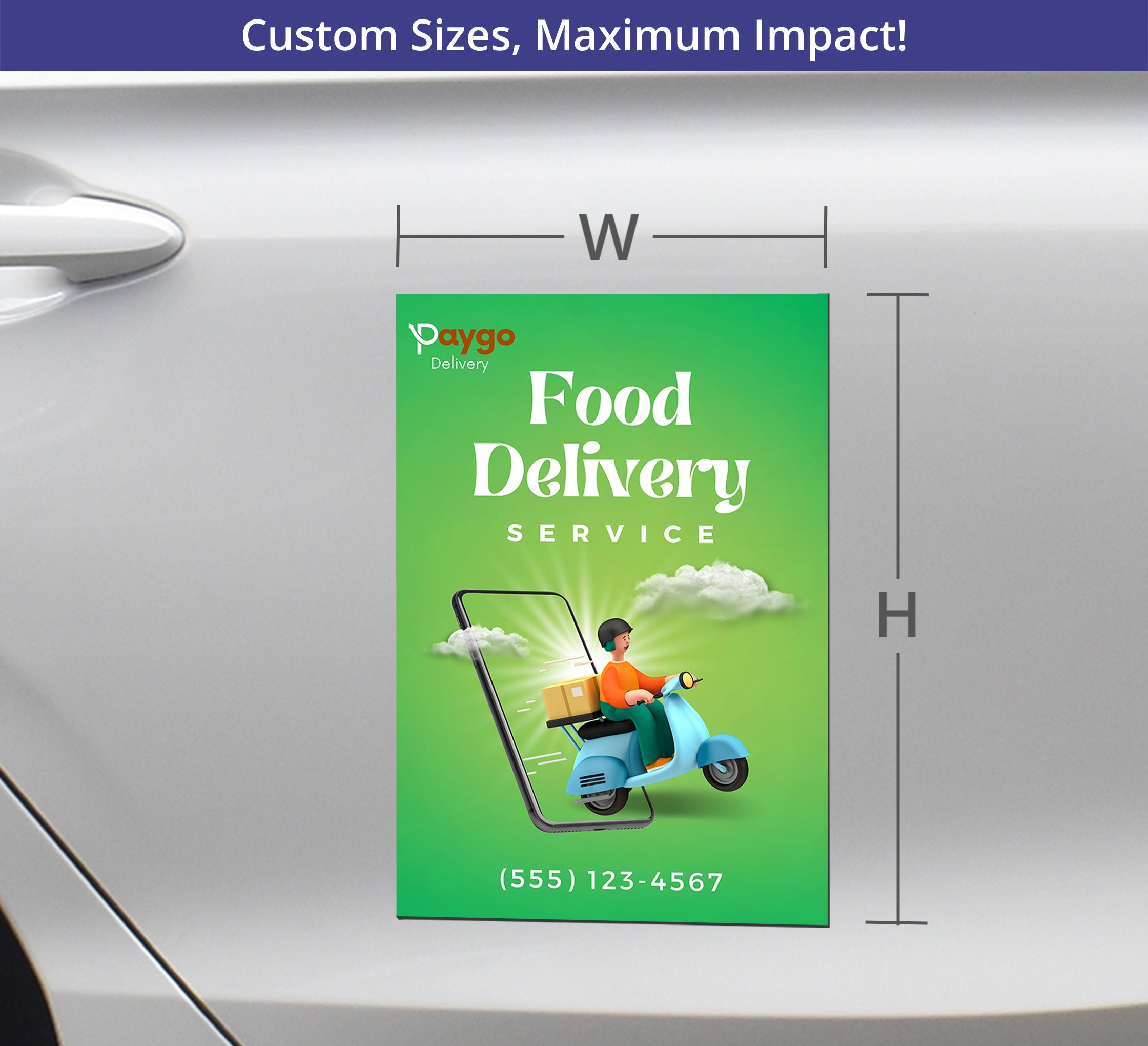 Vehicle Magnetic Signs