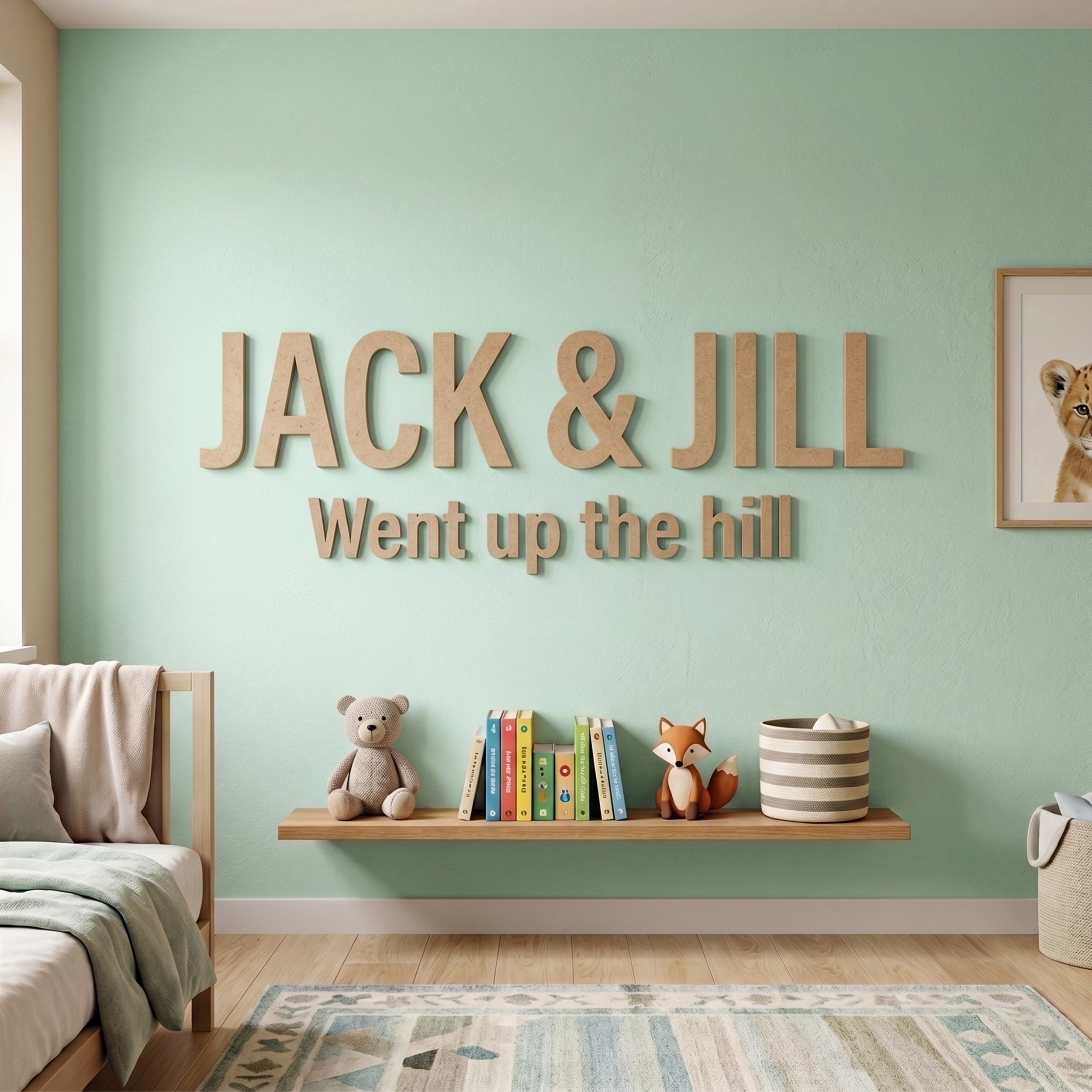 MDF Letters and Numbers Lifestyle Image