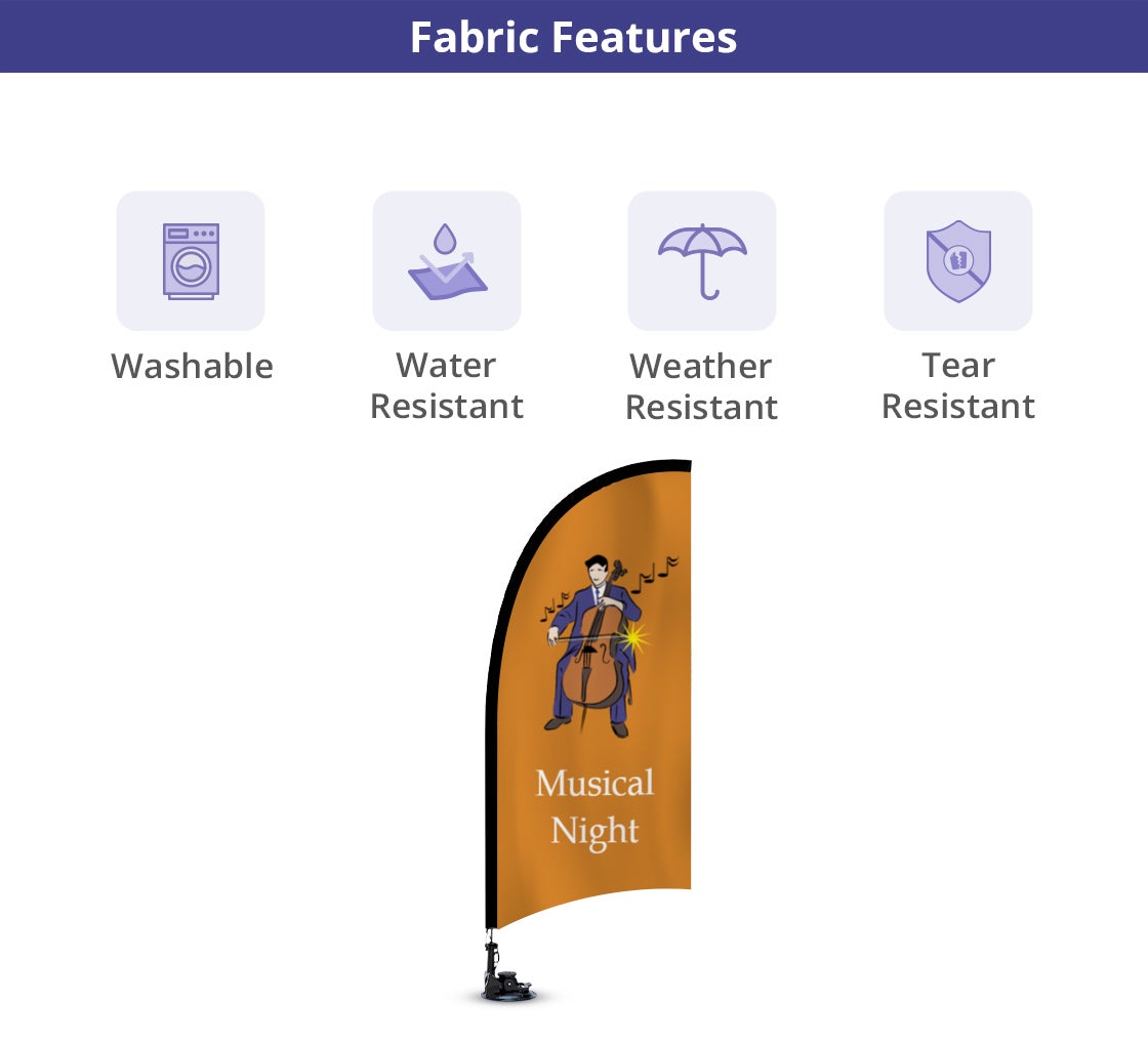 Suction Cup Flags - Blade - 3