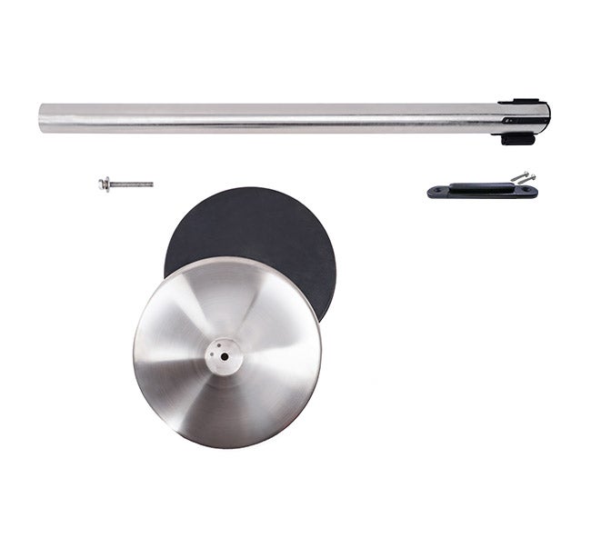 Retractable Belt Barrier Stanchion - Stainless Steel