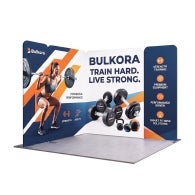 3m Magnetic Modular Fabric Display - L Shape