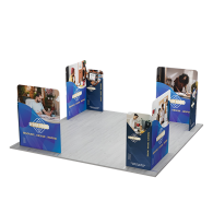 6m Magnetic Modular Fabric Displays - 4 L-Shape Sections
