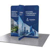 2m Magnetic Modular Fabric Display - Cross Island Shape