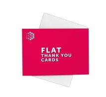 Flat Thank You Cards