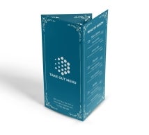 Folded Take Out Menus