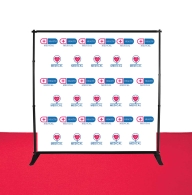2.4  m x 2.4 m Step and Repeat Adjustable Banner Stands
