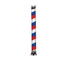 Barber Pole (Red, White, Blue) Inflatable Tube