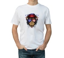 Men's Printed T-Shirt - Crew Neck