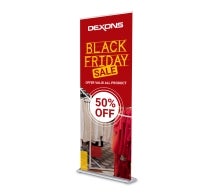 Silverstep 90 cm Retractable Banner Stand