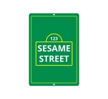 Sesame Street Signs