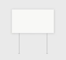 Blank Yard Signs