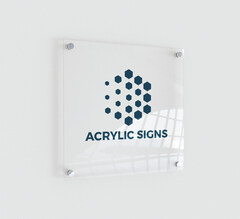Clear Acrylic Signs