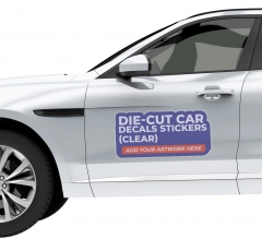 Die-Cut Car Decals / Stickers (Clear)
