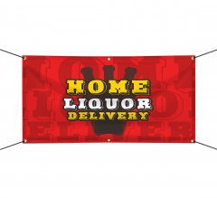 Home Liquor Delivery Vinyl Banners