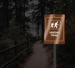 Reflective Custom Trail Markers Signs