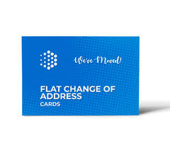 Flat Change Of Address Cards
