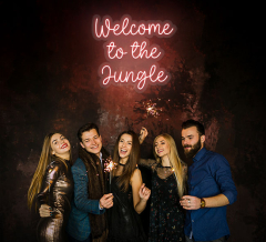 Welcome To The Jungle Neon Sign