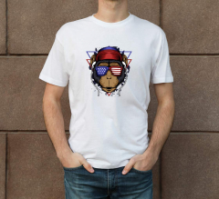 Custom Printed T Shirt Crew Neck