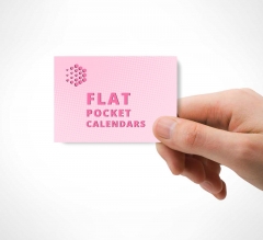 Flat Pocket Calendars