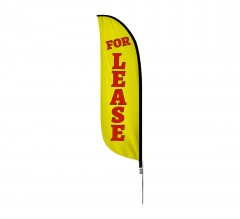 Pre Printed For Lease Feather Flag