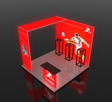 3 m Backlit Exhibition Display - Design 2