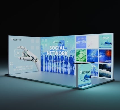 6 m Backlit Exhibition Display - Design 4