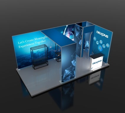6 m Backlit Exhibition Display - Design 8