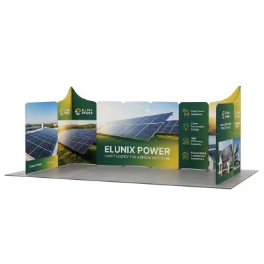 6m Magnetic Modular Fabric Displays - U Shape