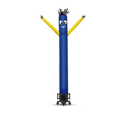 Blue with Yellow Arms Inflatable Tube Man