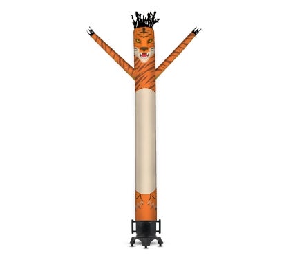 Tiger Inflatable Tube Man Mascot