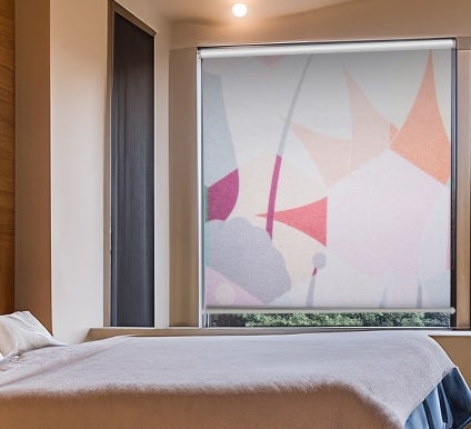 Custom Graphic Roller Shades - Blackout