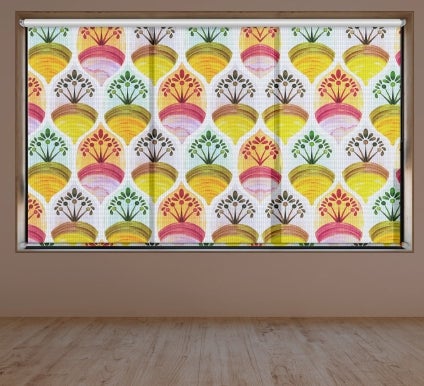 Custom Graphic Roller Shades - Mesh