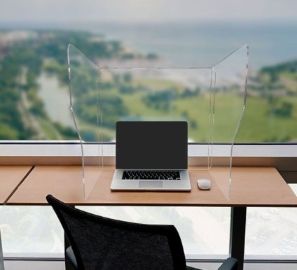 Sneeze Guard for Desk