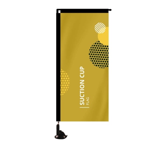 Suction Cup Flags Custom Suction Cup Flag With Adjustable Mount