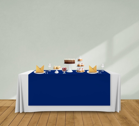 5' x 6' Table Runners - Blue