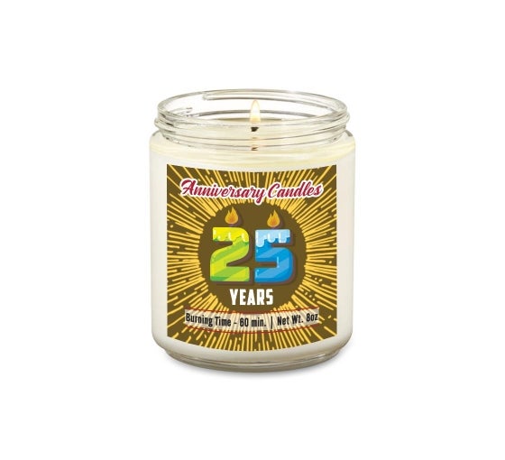 Custom Printed Candle Labels for Gift