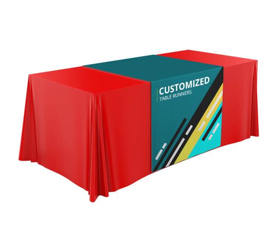 X 5 67 H 2 Ft Custom Printed Table Runner For Table Cover Trade