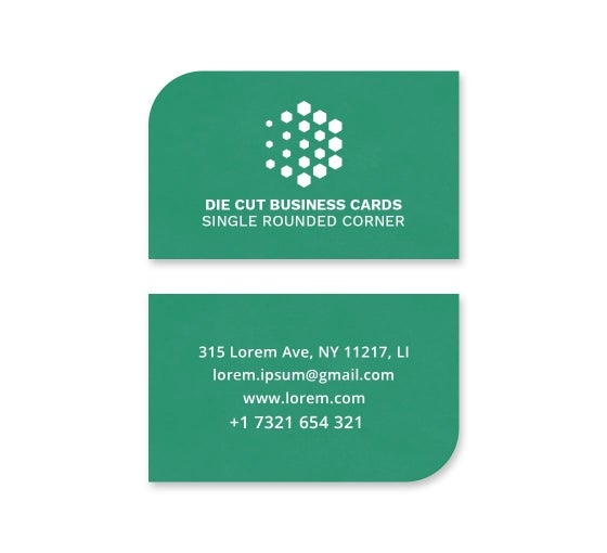Die Cut Business Cards Banner Buzz