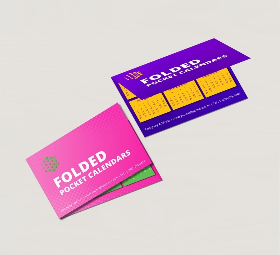 Folded Pocket Calendars