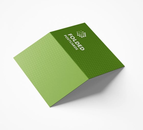 Custom Folded Postcards, for greetings, brand promotions and awareness