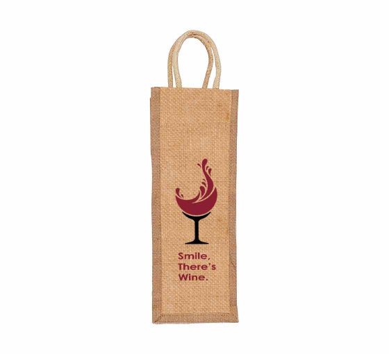 Buy Online 100 Biodegradable Jute Wine Bags BannerBuzz NZ