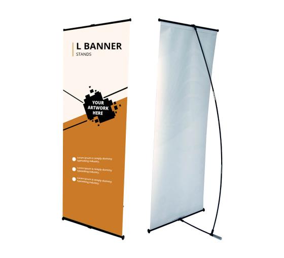 L Banner Stands Custom L Shape Banner Stand Bannerbuzz