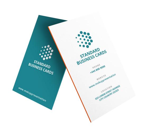 Standard Business Cards Business Cards Printing & Custom Business